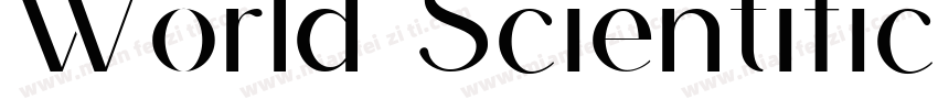 World Scientific Res字体转换